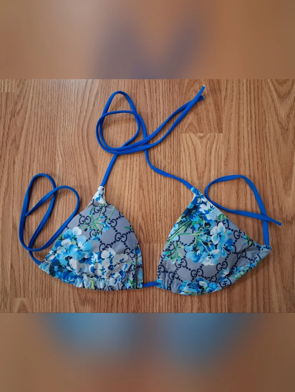 NWT GUCCI Blooms Supreme 2 Piece Floral Bikini.  Womens.  Size Large. - Picture 2 of 15